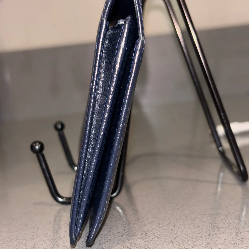 Dior Dark Blue Leather Wallet
